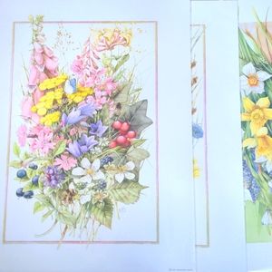 Vintage 90's Majolein Bastin art prints